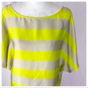 Silky blouse. Very good condition. Just been sitting in my closet. Very pretty.